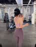 爱梦鸟（Aimengniao）瑜伽服套装女2026夏季新款运动套装女美背防震文胸普拉提紧身裤女 套装香芋紫+紫色 M （选码参考胸围腰围） 实拍图