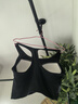 佑游运动内衣女士防震防下垂瑜伽健身背心发带二件套J12010GY黑色 L 实拍图