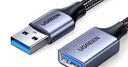 绿联USB3.0延长线 公对母数据连接线 适用U盘鼠标键盘打印机分线器扩展加长转接线铝壳编织0.5米10494 实拍图