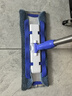 世家 平板夹布拖把抹布微纤维替换布 双面清洁干湿两用拖布 42x23.5cm 实拍图