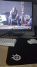 赛睿（SteelSeries）QcK Large(QcK+)游戏鼠标垫大号 donk同款电竞鼠标垫 fps顺滑鼠标垫 CSGO/打瓦 L号450*400*2mm  实拍图