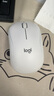 罗技（Logitech）M221 轻音鼠标 无线鼠标 办公鼠标 对称鼠标 带无线微型接收器 米白色 实拍图