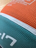 李宁（LI-NING）篮球儿童5号比赛室内外耐磨水泥地幼儿小学生青少年户外橡胶五号 实拍图
