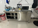 不锈钢拉门工作台操作台厨房储物柜商用打荷台面案板饭店切菜桌子 组装款长150宽50高80cm单通 实拍图