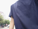 京东京造t恤男短袖男士t恤夏衣服男装白小T男女 苏超定制 藏蓝色 XL 实拍图