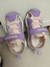 巴布豆（BOBDOG）童鞋包头儿童凉鞋夏季女宝宝学步鞋 105332053 浅粉红/梦幻紫28 实拍图
