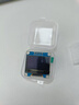 0.96寸OLED显示屏模块 0.91/0.96/1.3寸12864液晶屏4/7针 IIC/SPI 0.96寸 4针（白字）1306-GND开头-焊好 实拍图