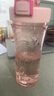 膳魔师（THERMOS）摇摇杯大容量水杯学生奶昔杯健身Tritan塑料杯子带刻度TP4086 樱花粉【搅拌格升级】 710ml 实拍图