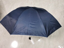 天堂 防紫外线晴雨伞三折银胶防晒太阳伞遮阳伞57*8骨 深藏青 实拍图
