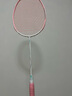 川崎极光7羽毛球拍5U超轻全碳素纤维进攻型抗扭初级进阶训练比赛单拍 极光7 极光粉5U【樱花粉线】单拍 27磅(业余中级)1筒球1手胶 实拍图