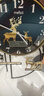 美世达（MEISD）钟表挂钟客厅北欧轻奢家用时尚挂表现代创意简约装饰挂墙个性时钟 带日历款中号:35*66cm(表盘31cm) 实拍图