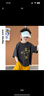 Gap男女装夏季撞色插肩袖logo圆领短袖T恤宽松上衣463174 白色 2XL (185/104A)亚洲尺码 实拍图