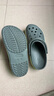 crocs卡骆驰洞洞鞋贝雅卡骆班轻便耐磨一脚蹬休闲鞋|205089 石板灰/青柠绿-0GX 40 (250mm) 实拍图