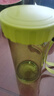 特百惠（Tupperware）雅致300ML塑料杯男女士学生儿童夏季水杯子户外便携口袋杯 嫩草绿 实拍图