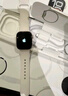 Apple/苹果 Watch Series 10智能手表蜂窝款42毫米玫瑰金色铝金属表壳淡桃粉色运动型表带S/M MWXQ3CH/B 实拍图