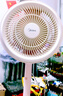 美的（Midea）【清新简约】家用定时空气循环扇摇头立式电风扇轻音节能落地扇宿舍桌面小型风扇空调伴侣FGA24TYR 实拍图