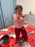 G.duck童装女童春装套装儿童服装小童春装运动卫衣两件套1-3女宝宝衣服 粉红色草莓熊【春秋款】 100 尺码2~3岁【 90-100cm】 实拍图