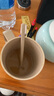 膳魔师（THERMOS）保温杯男女士水杯陶瓷涂层咖啡杯带勺学生350ml送礼 JDZ-350 BK 实拍图