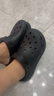 卡骆驰（crocs）经典泡芙Clog男女一脚蹬懒人沙滩鞋 CR207521-001 37 实拍图