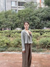 BRCZRO（法国）防晒衣女防晒服凉感披肩遮阳衣防紫外线皮肤衣休闲薄外套 【星空】远山灰 均码 【参考体重 80-140斤】 实拍图