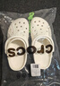 卡骆驰crocs洞洞鞋贝雅男鞋女鞋轻便耐磨一脚蹬拖鞋休闲鞋|10126 白-100 39 (240mm) 实拍图