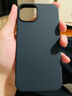W&P适用苹果13手机壳iPhone13保护套全包防摔液态硅胶软壳简约商务男女新款经典黑wp 实拍图