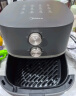 美的（Midea）家用空气炸锅易用旋钮 透明可视不用翻面 蒸汽嫩烤 实用大容量 金属腔体 5.3L KZE538J5 实拍图