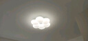 雷士（NVC）LED卧室护眼吸顶灯奶油风高级感轻奢儿童房灯饰灯具 【全光谱RA97】花朵灯 36瓦智控 实拍图