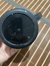 玻璃水杯商务杯大容量男女生带盖泡茶饮水礼品杯家用把手杯 黑色 500ml 1只 实拍图