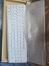 航世（BOW）HW156S-A键盘 有线键盘 办公键盘 超薄便携 96键 台式笔记本键盘 巧克力按键 白色 实拍图