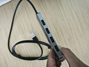 绿联USB3.0分线器扩展坞 高速4口集线器HUB拓展坞 笔记本台式电脑一拖多口转换器转接头延长线带供电口 实拍图