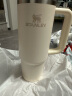 STANLEY巨无霸吸管杯水杯保温杯大容量办公车载不锈钢杯子887ML-米白色 实拍图
