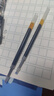 晨光（M&G）k35按动中性笔0.5经典办公子弹头签字笔大容量学生用考试碳素水笔墨蓝医生处方笔 【黑色】12支装+20支笔芯 实拍图