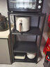 美亿莱 厨房置物架落地不锈碳钢家用微波炉收纳储物架烤箱架子多层 【4层碳钢加厚】长60宽40高120 实拍图