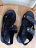 昌祥回力凉鞋男新款夏季外穿开车透气夏天防滑耐磨男士运动休闲沙滩凉拖男 黑色 43 实拍图