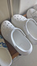 卡骆驰（crocs）经典泡芙Clog男女一脚蹬懒人沙滩鞋 CR207521-100 36 实拍图