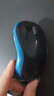罗技（Logitech）M185鼠标 无线鼠标 办公鼠标 对称鼠标 黑色灰边 带无线2.4G接收器 实拍图
