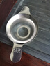 不锈钢加厚无磁双耳网茶漏茶道茶具配件茶叶过滤器茶滤网 201不锈钢茶漏大号+托架【1套】 实拍图