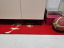 布迪思喜庆地垫门垫红色家用防滑入户玄关门口进门蹭土脚垫子户外吸水垫 喜庆吉祥-暖居如意【横版】 定制 实拍图