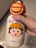 杯具熊（BEDDYBEAR）开口笑双饮盖儿童保温杯带吸管水杯316钢大容量保温壶600ML小丸子 实拍图