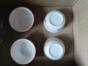 草莓餐具陶瓷一人食碗盘饭碗少女碗碟套装可爱家用手柄烤盘高颜值 草莓猫4.56英寸碗【4碗】 实拍图