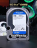 西部数据（WD）台式机硬盘 WD Blue 西数蓝盘 6TB 5400转 256MB SATA 3.5英寸大容量CMR垂直技术DIY电脑机械硬盘 实拍图
