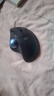 罗技（Logitech）ERGO M575 人体工学鼠标 轨迹球鼠标 无线蓝牙双模 办公鼠标  带无线2.4G接收器 石墨黑 实拍图