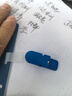 优和（UHOO） 6702 强力证件卡套夹扣 夹紧牢固 适用各种证件卡 蓝色 48个/盒 展会证 工作证 员工牌 胸卡 实拍图