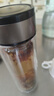 【⭐京东物流配送】高硼硅双层玻璃杯大容量泡茶杯水杯子茶水分离 【双层加厚】茶杯 350ml 1只 实拍图