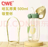 QWE吸管杯500ml哈瓦那黄PPSU大容量孕妇水杯糖耐刻度杯耐摔可装开水 实拍图