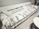 顾辞2025年新款四季通用沙发盖布巾全盖防猫抓防滑沙发巾全包沙发毯 描述故事-黑白 180*420cm【建议四人位】 实拍图