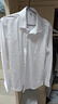 罗蒙（ROMON）防水防油防污四季长袖衬衫男士正装商务百搭三防衬衣男 白39 实拍图