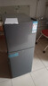 奥克斯（AUX）双门小冰箱风冷变频无霜大容量冷藏冷冻两门电冰箱冷冻冷藏小型家用宿舍出租节能省电低噪 一级能效-110升星河灰 【省电轻音】 实拍图