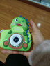 卡卡曼儿童相机照相机3-6岁玩具女孩生日礼物7-14岁小宝宝高清数码拍照 恐龙【9600W双摄+128G+全包硅胶 10-12岁玩具男孩迷你相机学生 实拍图